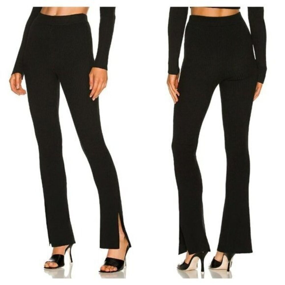 Camila Coelho Titus Knit Pant - Black